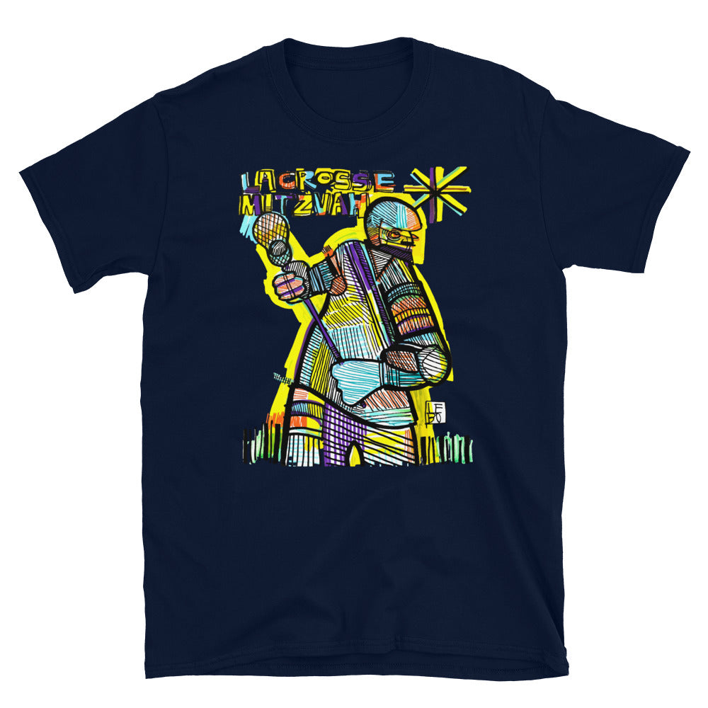 Lacrosse Mitzvah – Lebo Short-Sleeve Unisex T-Shirt
